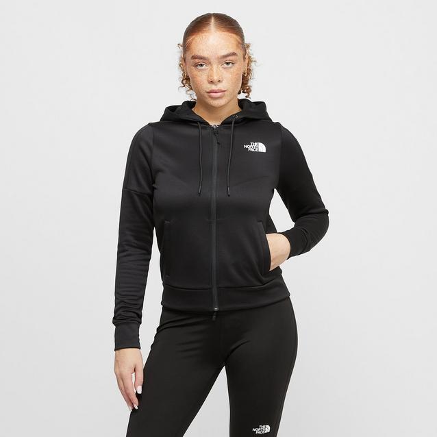 Black zip up north face best sale