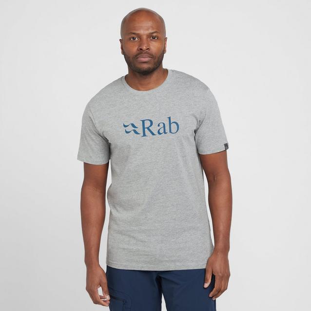 Grey Rab Men’s Stance Logo Short Sleeved T-Shirt image 1