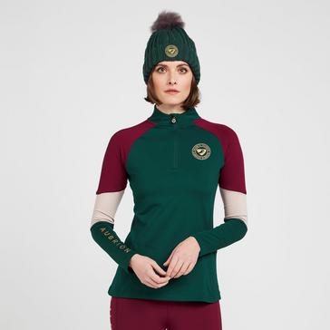 Green Aubrion Womens Newbury Long Sleeved Base Layer