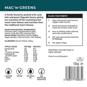 na FIREPOT Mac 'N' Greens