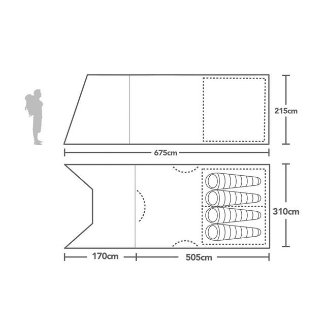 Berghaus air 4 shop xl footprint