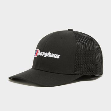 Black Berghaus Unisex Logo Recognition Trucker Cap