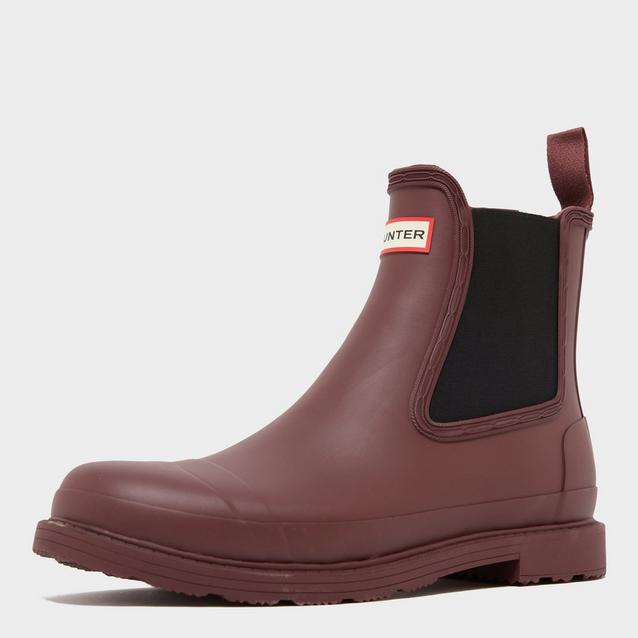 Hunter top burgundy boots