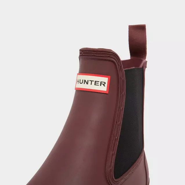 Hunter maroon boots outlet