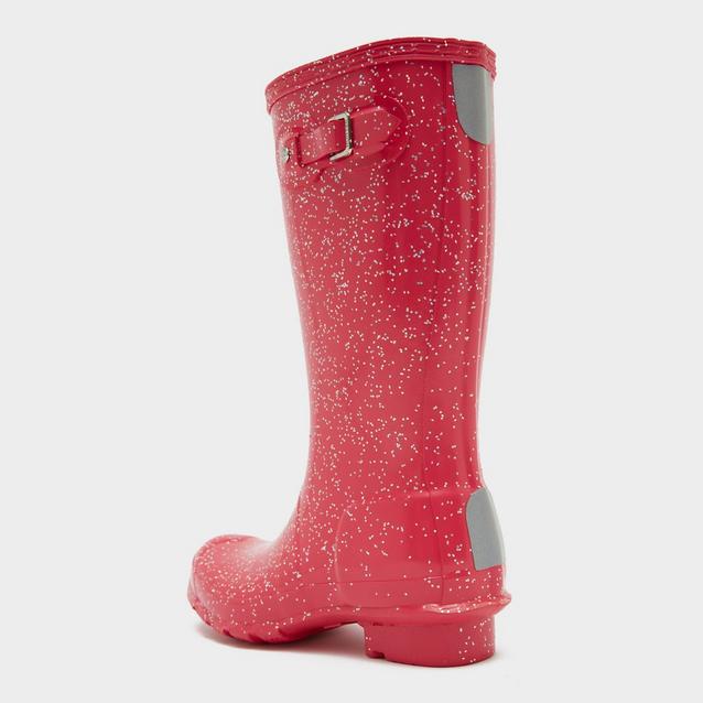 Pink glitter hunter boots sale