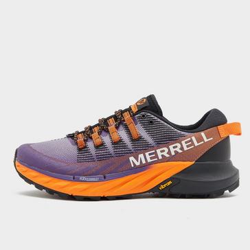 Orange Merrell Men’s Agility Peak 4 Trail Running Shoe