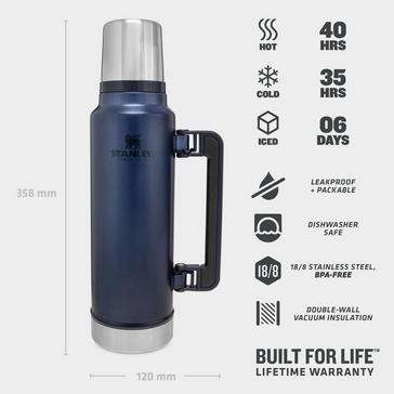 Navy Stanley Classic 1L Vacuum Bottle