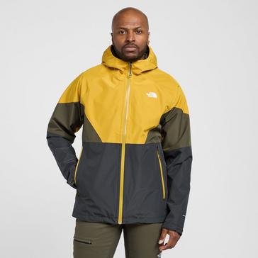 Mens black north hot sale face rain jacket