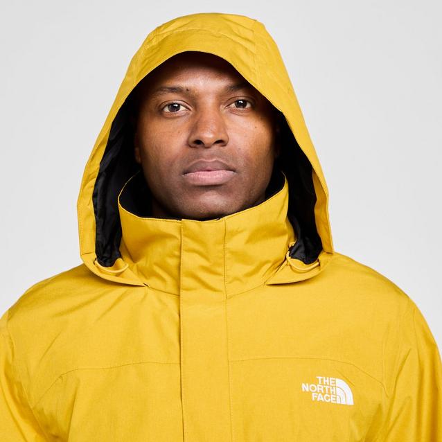 North face discount yellow mountain jacket