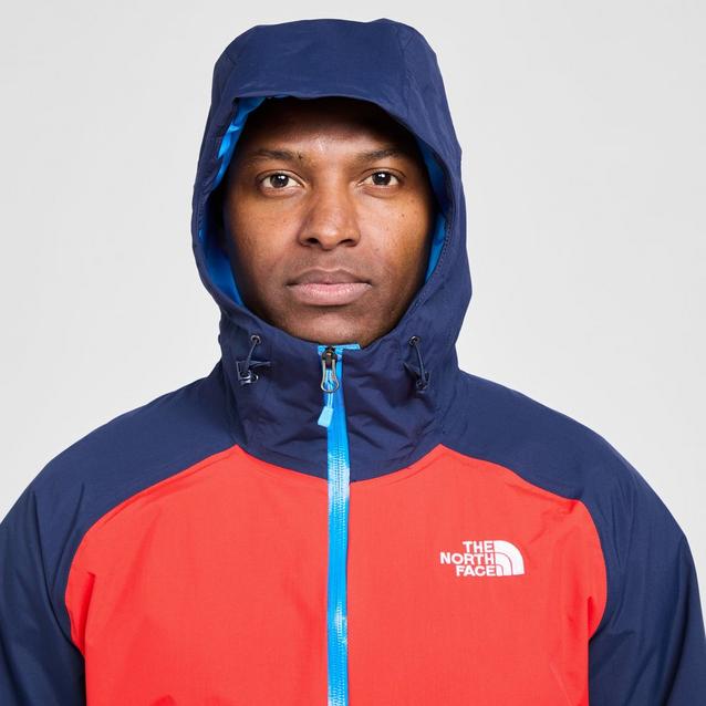 North face red and blue jacket sale