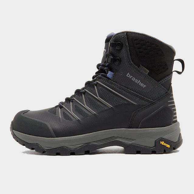 Black waterproof walking outlet boots