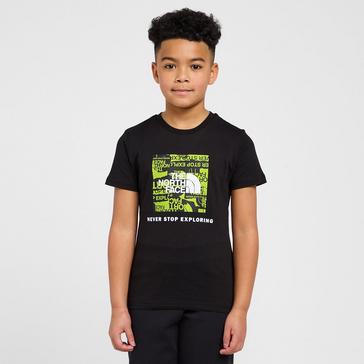 Black The North Face Kids’ Redbox Short Sleeve T-Shirt