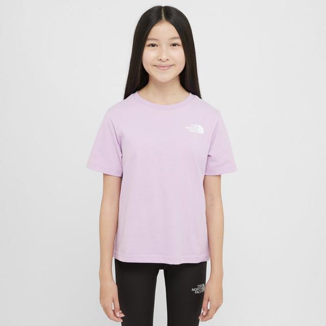 The north face t cheap shirt pink