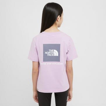Pink The North Face Kids’ Redbox Short Sleeve T-Shirt