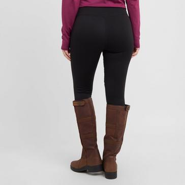 Black Royal Scot Knee Patch Riding Leggings