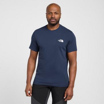 The North Face Mountain Line T-Shirt - Black/Red - Brandz