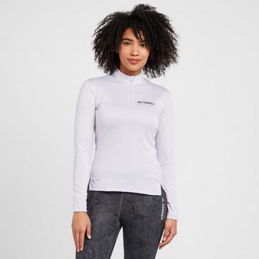 Purple adidas Terrex Women’s Multi Half-Zip Top