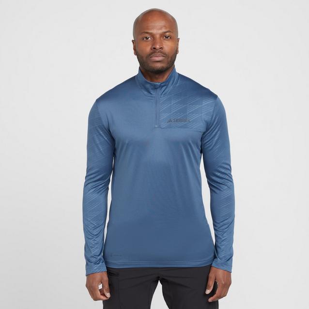adidas Terrex Men's Multi Half-Zip Top Blacks