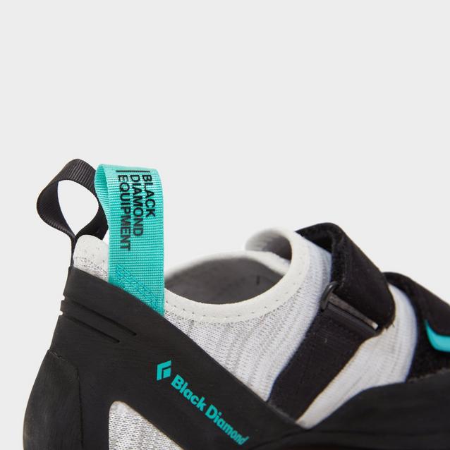 Black Diamond Women's Momentum Velcro Climbing Shoes Blacks - Main Image