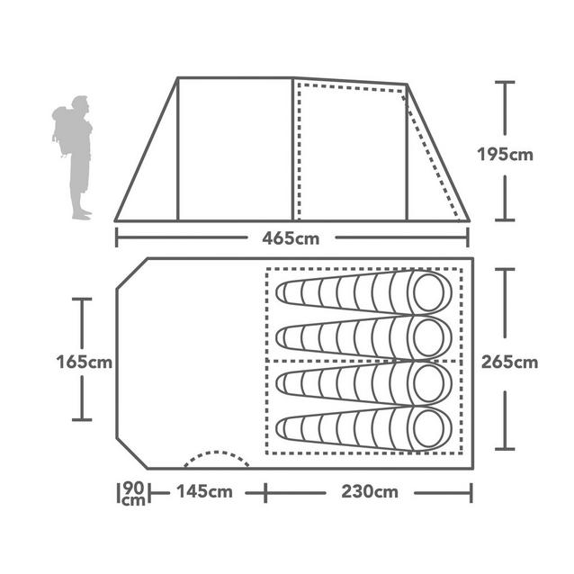 Rydal 500 outlet tent