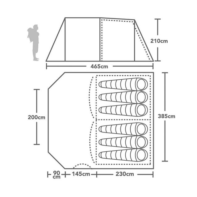 Eurohike 600 hotsell air tent