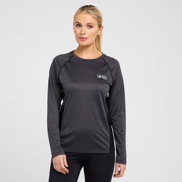 NORTH RIDGE Women's Resistance Long Sleeve Baselayer Shirt, Moisture  Wicking Base Layer T-Shirt with Active Odour Control (8, Grey) :  : Fashion