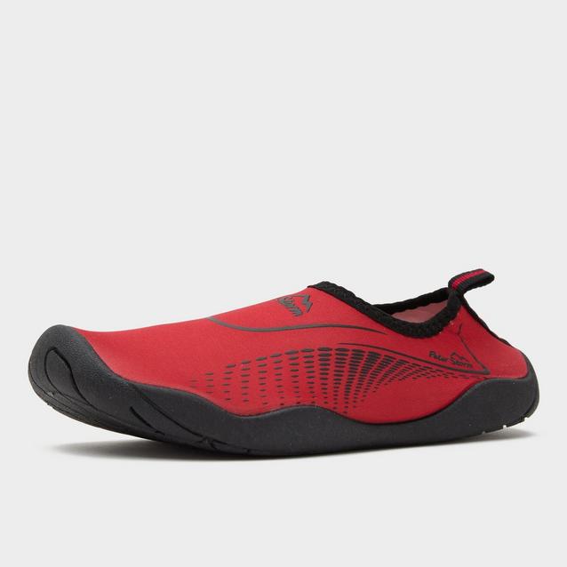 Red on sale swimming shoes