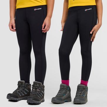 Nike Pro Girls Tights (Black-White), Girls Pants, Junior Clothing