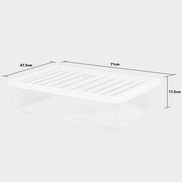 Clear HI-GEAR 46L Crystal Box and Lid