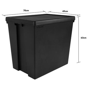 Black HI-GEAR 154L Upcycled Wham Bam Box and Lid