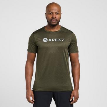 Khaki APEX7 Xenon Short Sleeve Tech T-Shirt