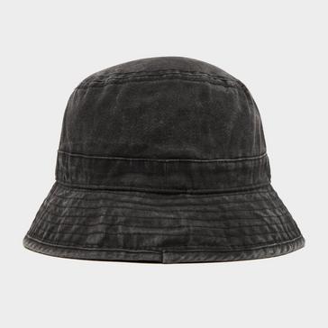 Black One Earth Unisex Washed Bucket Hat