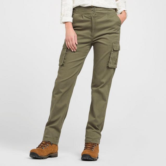 Cargo Pants Women, Pure Color Women's Pants Polyester Fiber Pure