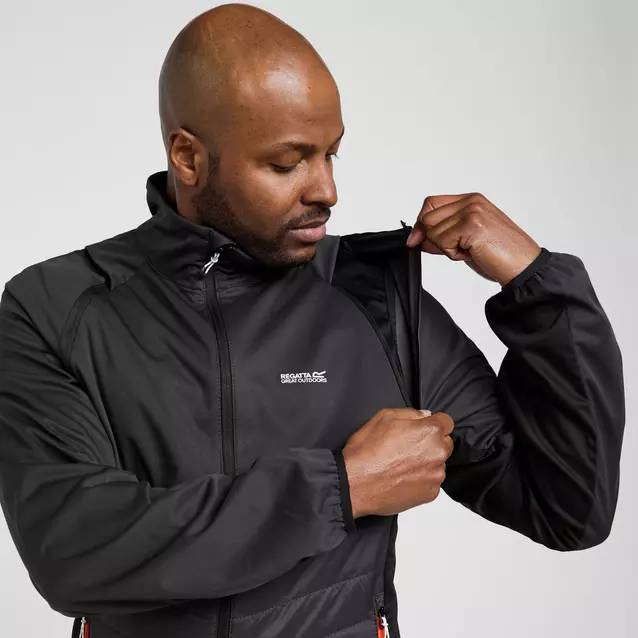 Reebok men's mixed hot sale media softshell jacket