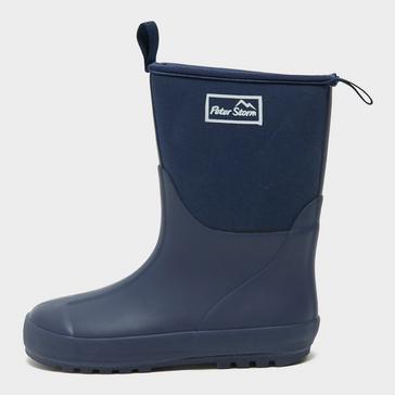 Navy Peter Storm Kids’ Neoprene Wellington Boots