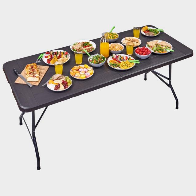 HI-GEAR Richmond 6ft Folding Table Blacks