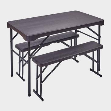 Brown HI-GEAR Richmond Folding Picnic Bench Set