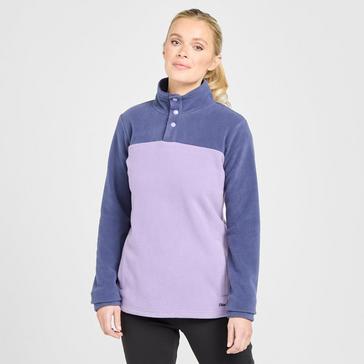 Purple Peter Storm Women's Snap Fleece