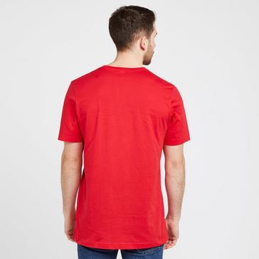 Red Troll Men’s Front Logo Tee in Red