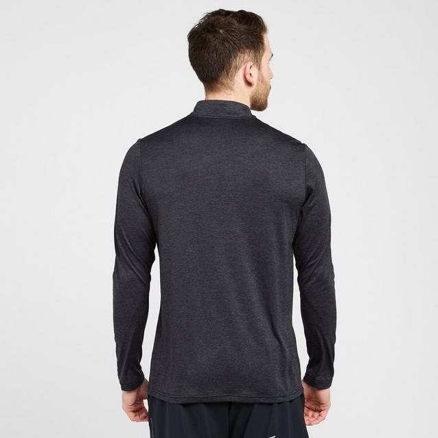 Peter Storm Men’s Long Sleeved Zipped Active T-Shirt | Blacks