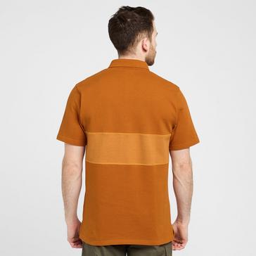 Orange One Earth Men’s Combe Panel Polo Shirt