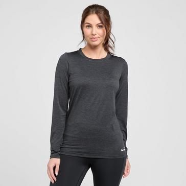 Women's Long Sleeve Zip Neck Thermal T-Shirt