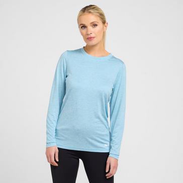 Women's Fleece-Lined Long-Sleeved Thermal Tops (3-Pack) with Plus