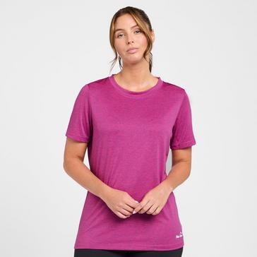 Under Armour Heat Gear Purple Short Sleeve V Neck T Shirt Women Size XS