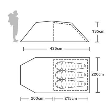 Green VANGO Omega 350 Tent