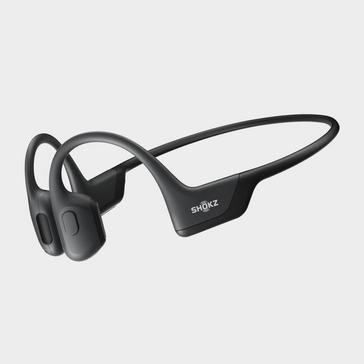 Black SHOKZ OpenRun Pro Open-Ear Bone Conduction Wireless Headphones