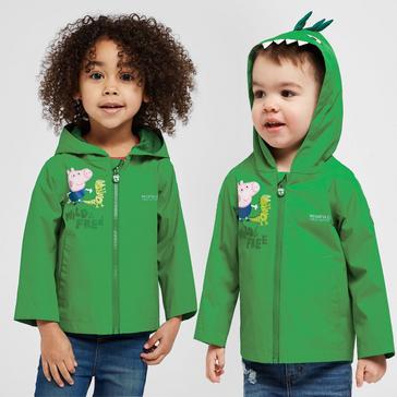 Green Regatta Kids’ Peppa Pig Waterproof Jacket