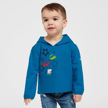 Bright Blue Regatta Peppa Pig Graphic Print Hoodie