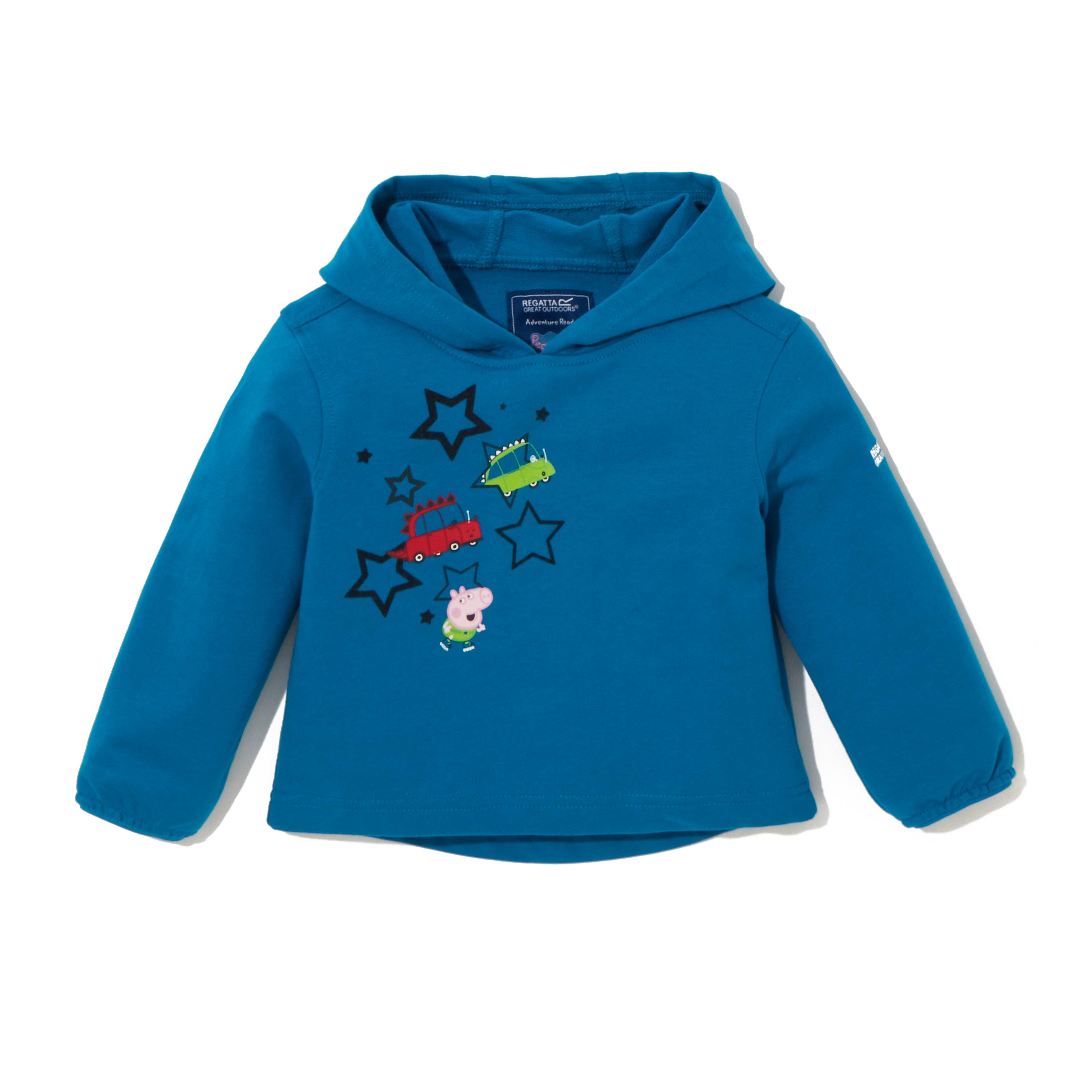 Regatta Unisex Peppa Graph Hoody – Kapuzenpullover Für Kinder, Mit Grafik-Applikation