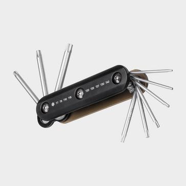 Black Topeak Torx Combo Folding Tool